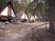 eni village of borca di cadore_ the permanent tents camping_photo by giacomo de donà