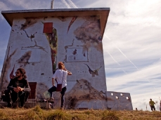 opening di open in painting,brigata alpina cadore mountain hut, 1st september 2013, zucco wall, photo by g. de donà