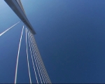 alex cecchetti-christian frosi, il ponte di millau, still da video, 2004