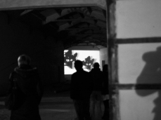 Giuseppe Vigolo, Dark shades, instal-video in Cartiera. Foto: Brando Prizzon