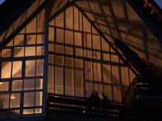 L'Aula Magna, di nuovo illuminata, è il cuore della Colonia che più non dorme. - Foto Archivio DC